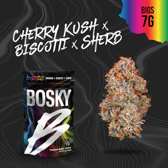 Bosky Genetics - BOSKY | Cherry Kush x Biscotti x Sherb | Big Buds | 7g - 1