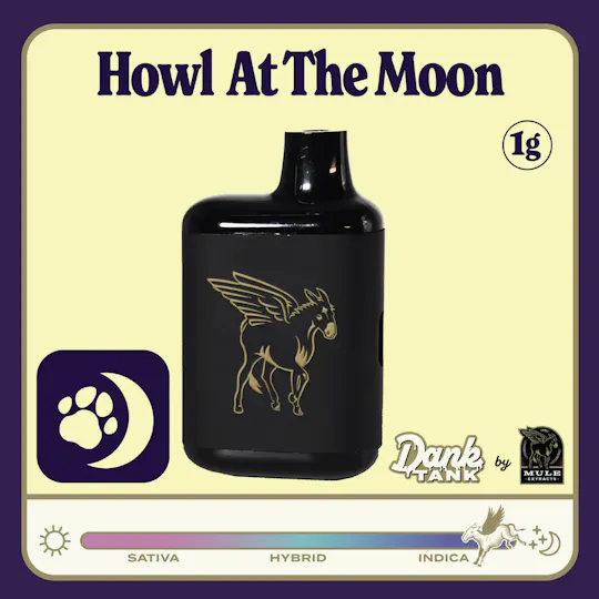 Mule Extracts - Mule Extracts | Howl at the Moon | Dank Tank LR Disposable | 1g - 1