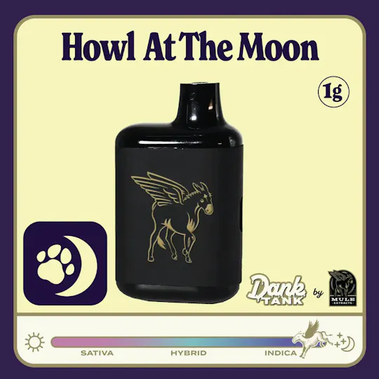 Mule Extracts - Howl at the Moon | Dank Tank LR Disposable | 1g - 1