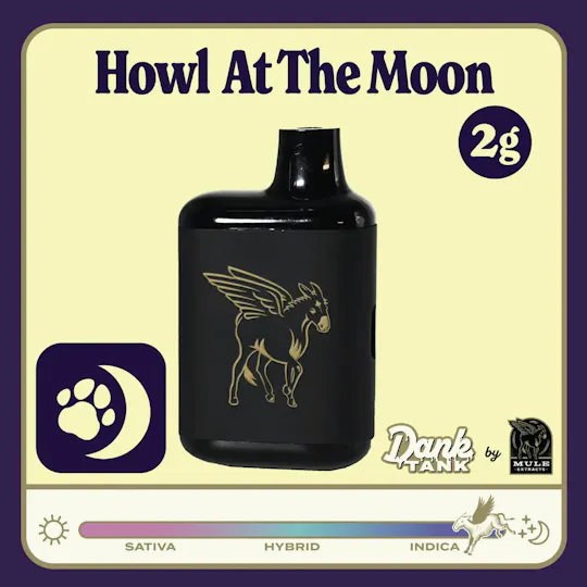 Mule Extracts - Howl at the Moon | Dank Tank LR Disposable | 2g - 1