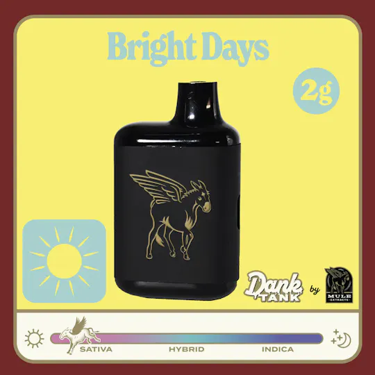 Mule Extracts - Mule Extracts | Bright Days | Dank Tank LR Disposable | 2g - 1