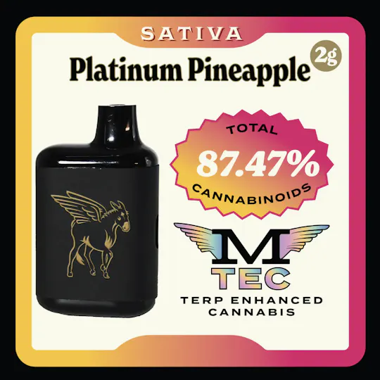 Mule Extracts - Mule Extracts | Platinum Pineapple | M-TEC Disposable | 2g - 1