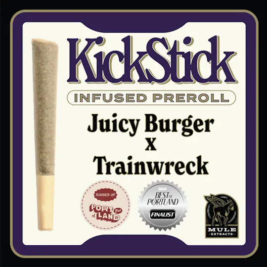 Mule Extracts - Mule Extracts | Juicy Burger x Trainwreck | Infused Joint | 1g - 1