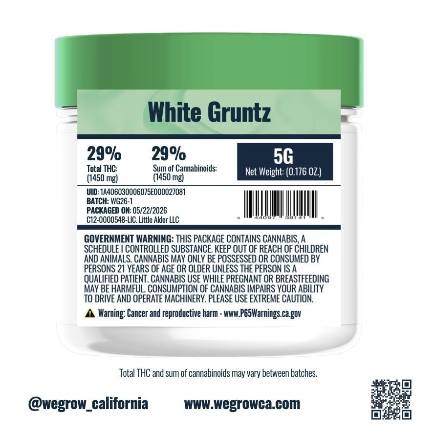 We Grow - We Grow | White Gruntz | Big Buds | 14g - 1