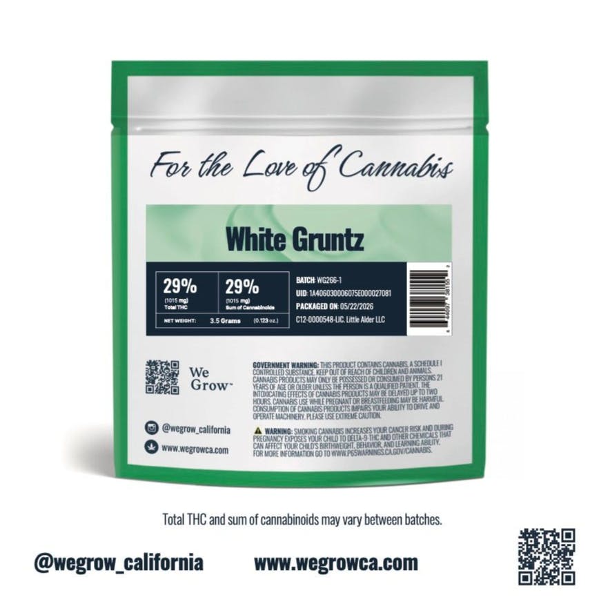 We Grow - We Grow | White Gruntz | Big Buds | 3.5g - 1