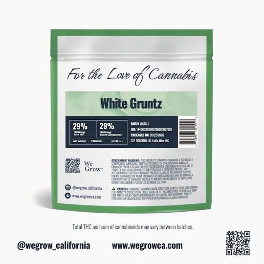 We Grow - We Grow | White Gruntz | Smalls | 7g - 1