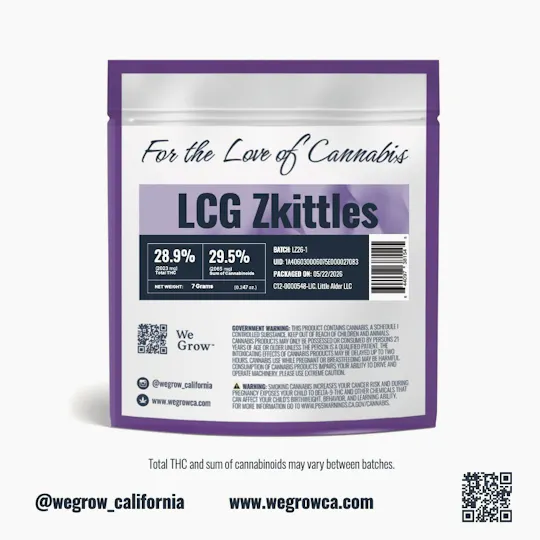 We Grow - We Grow | LCG Zkittles | Smalls | 7g - 1