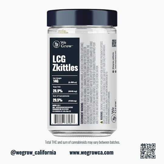 We Grow - We Grow | LCG Zkittles | Big Buds | 14g - 1