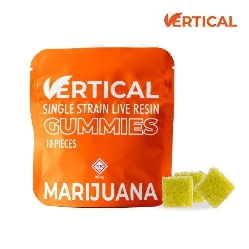 Vertical Cannabis - Vertical Cannabis | Apple Pie Live Resin Gummies | 100mg | 10ct | 10mg/ea - 1
