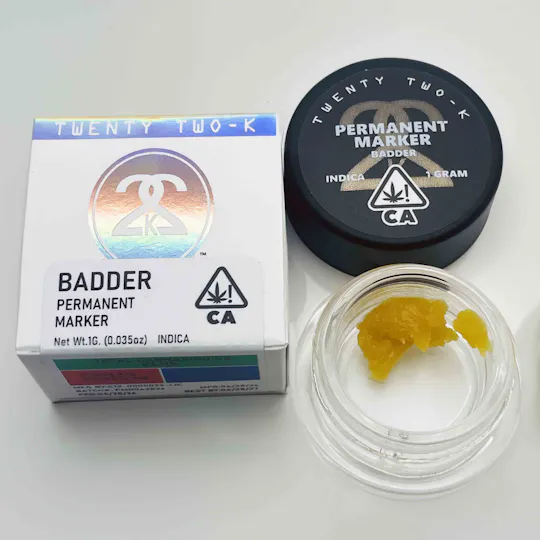 Twenty Two K / 22k - 22K - Permanent Marker - Badder 1g - 1