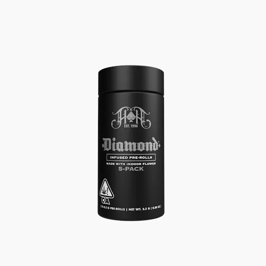Heavy Hitters - Cannabis Bros: G6 | Sativa - Diamond Infused 0.5g Each Pre-Roll 5-Pack - 1