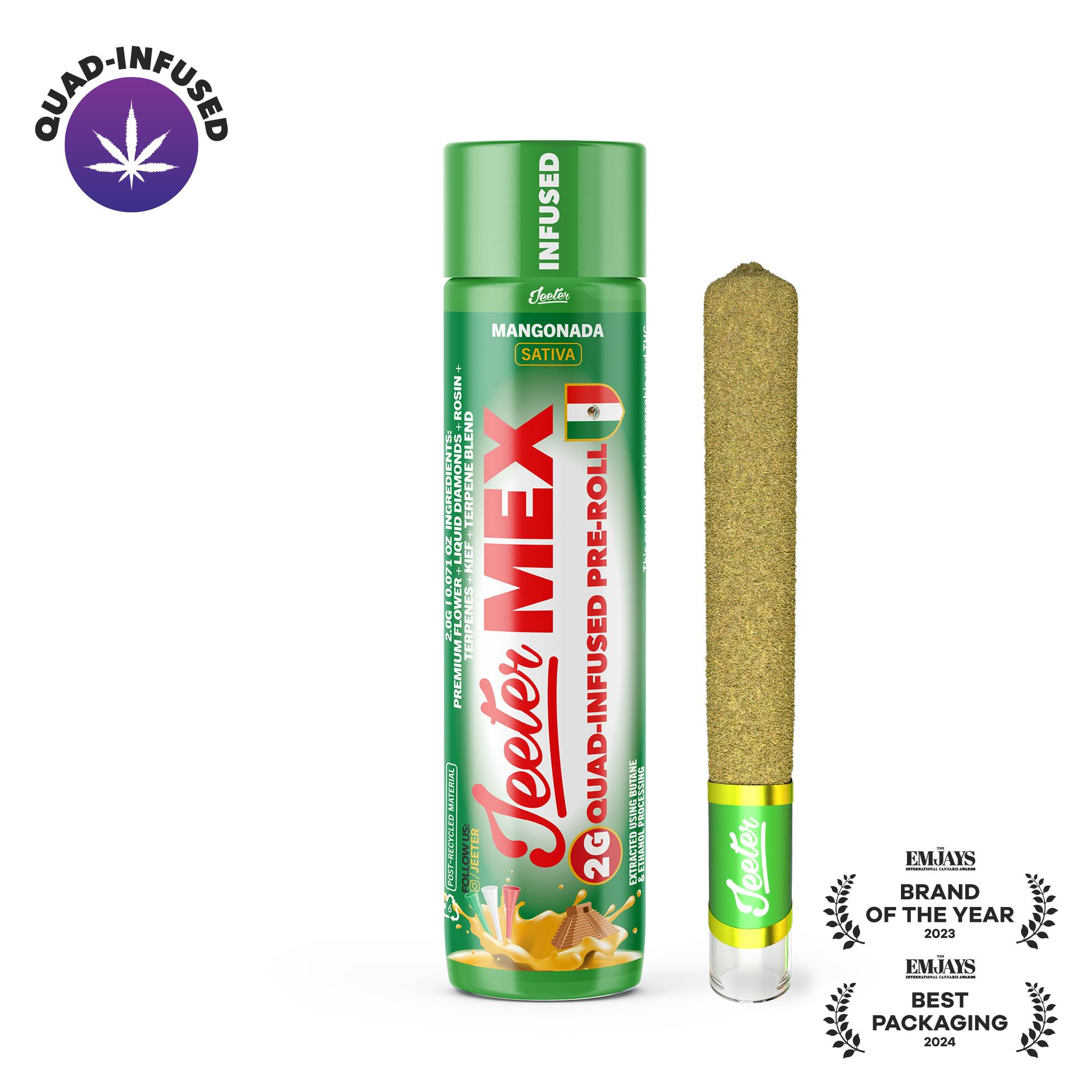 Jeeter - Jeeter WC 26 – Mangonada XL Infused Pre-Roll - 1