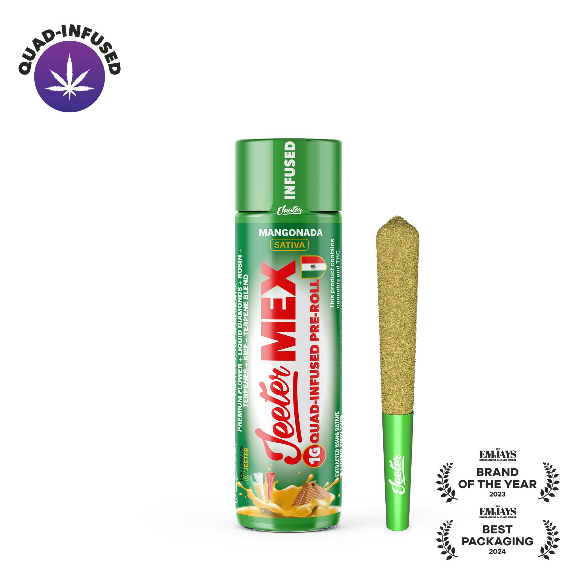 Jeeter - Jeeter WC 26 – Mangonada 1G Infused Pre-Roll - 1
