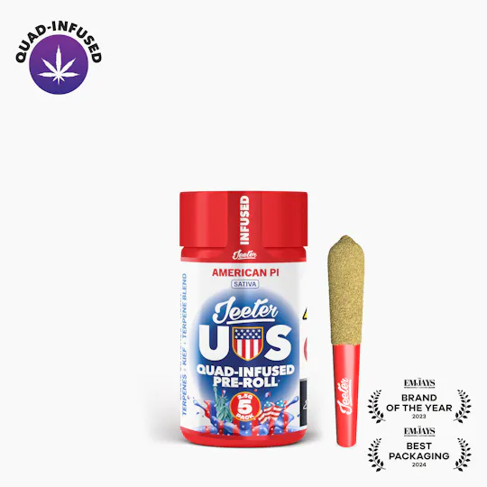 Jeeter - Jeeter WC 26 – American Pi Baby Jeeter Infused Pre-Roll - 1