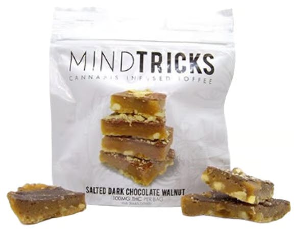 Jetty Extracts - Mind Tricks | Salted Dark Chocolate | 100mg | 20mg/ea | 5pk - 1