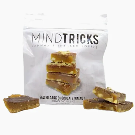 Jetty Extracts - Mind Tricks | Salted Dark Chocolate | 100mg | 20mg/ea | 5pk - 1