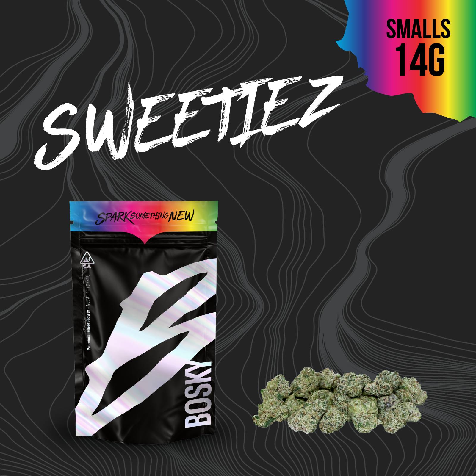 Bosky Genetics - BOSKY | Sweetiez | Small Buds | Exotics | 14g - 1