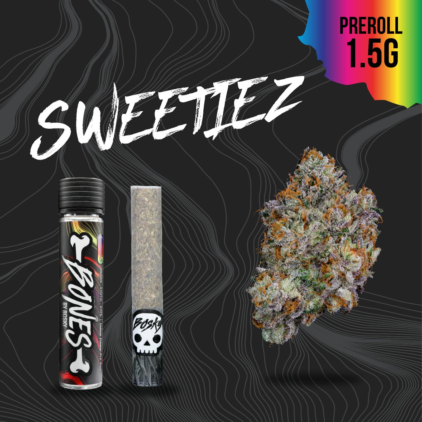 Bosky Genetics - BOSKY | Sweetiez | Bones Pre-Roll | Exotics | 14g - 1