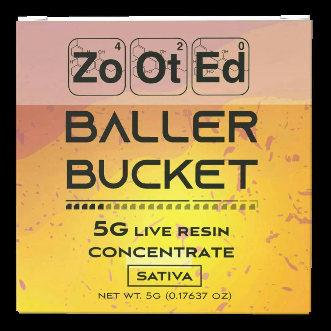 Zooted Brandz - MI - Gelonade | Baller Bucket | Live Resin Badder | 5g - 1
