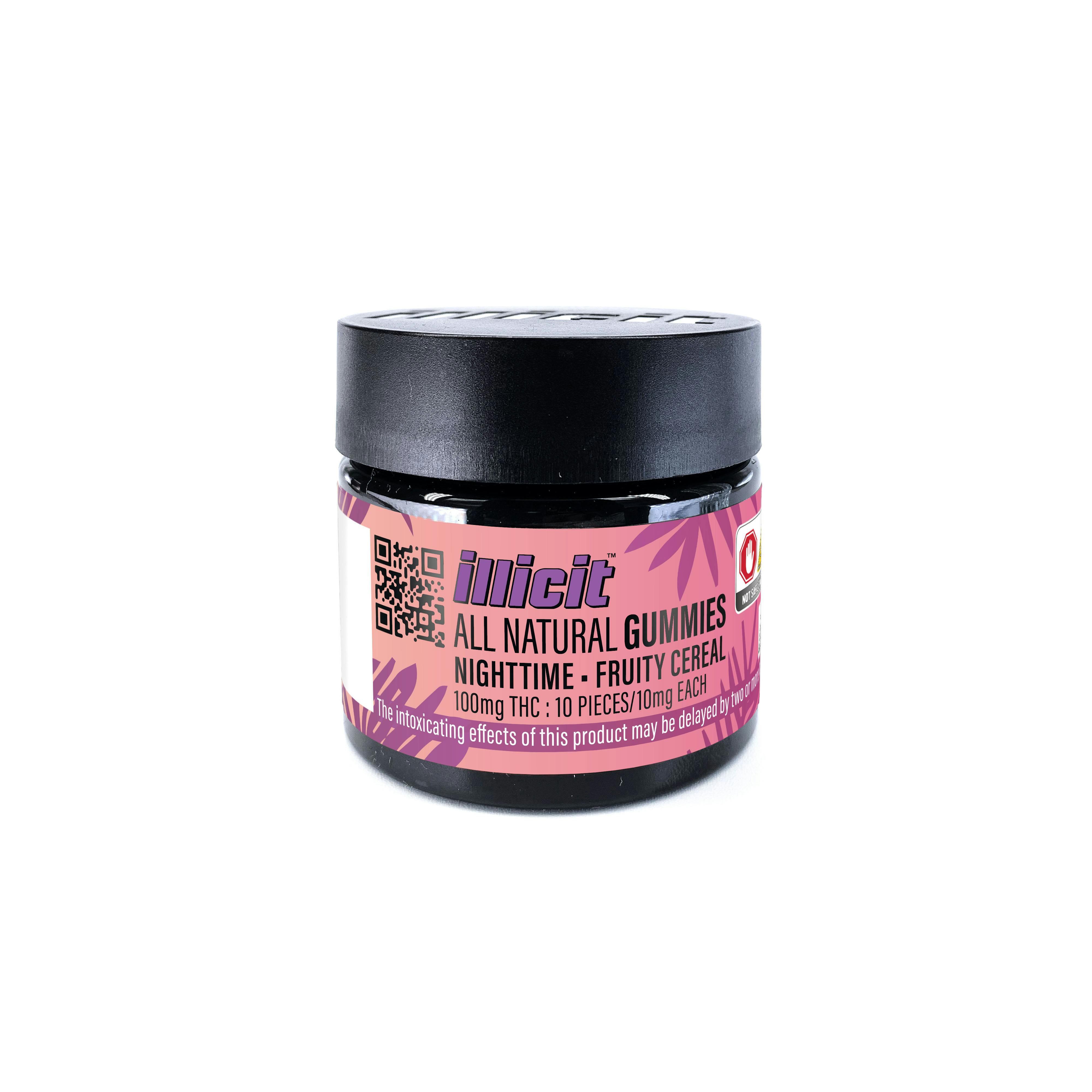 ILLICIT - Fruity Cereal 100mg All Natural Gummies - 1