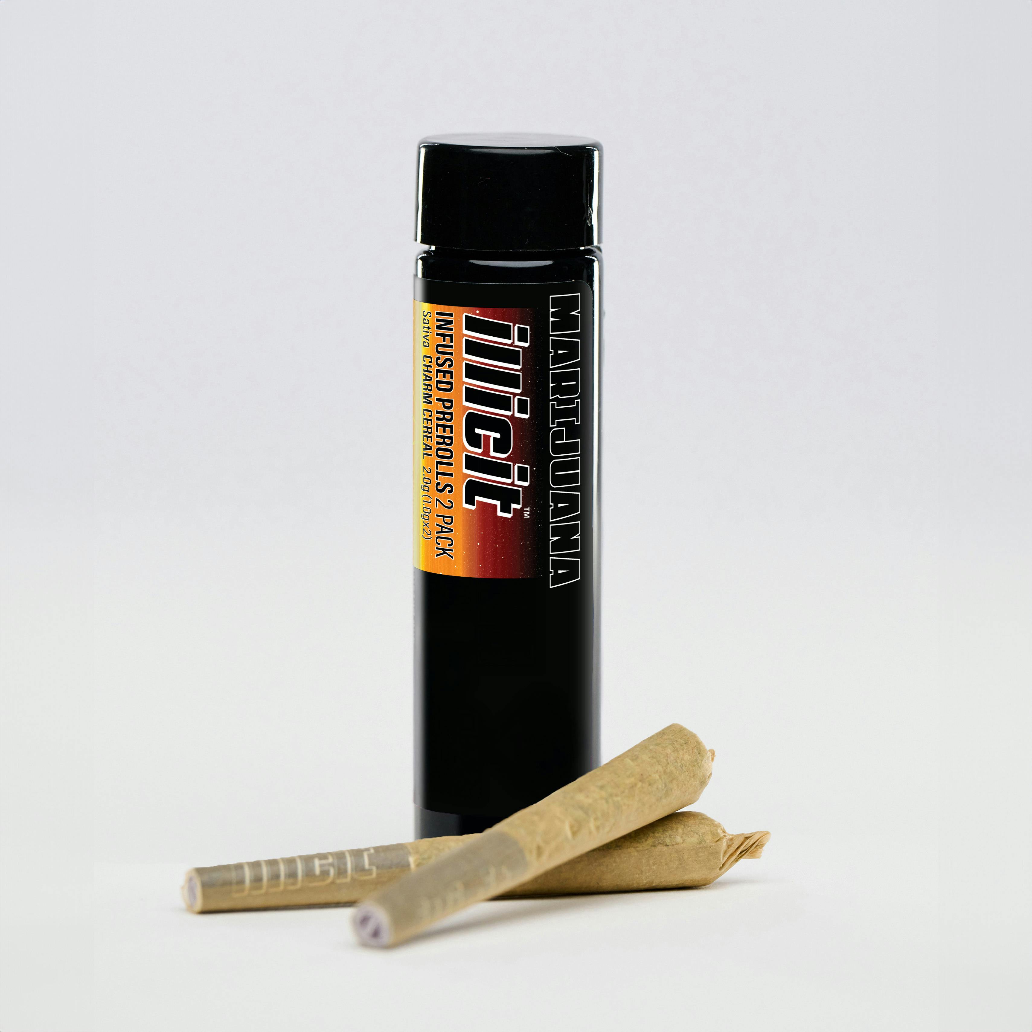ILLICIT - Charm Cereal 1g Infused Prerolls 2pk - 1