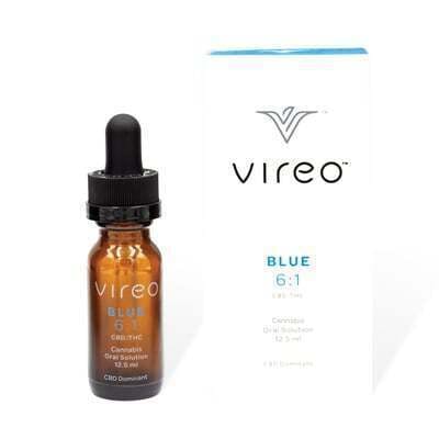 Vireo - Blue | 1:6 Oral Solution | THC:CBD 85.72mg:514.28mg | 25ml - 1