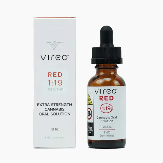Vireo - Red | 19:1 Oral Solution | THC:CBD 570mg:30mg | 25ml - 1