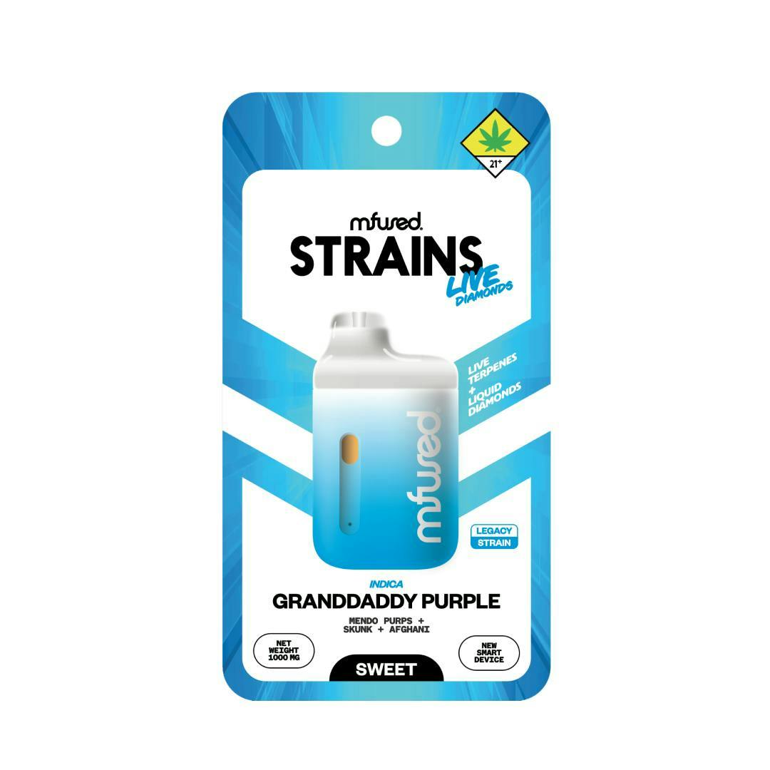 Super Fog by MFused - STRAINS Live Diamonds Jefé - Granddaddy Purple - 1