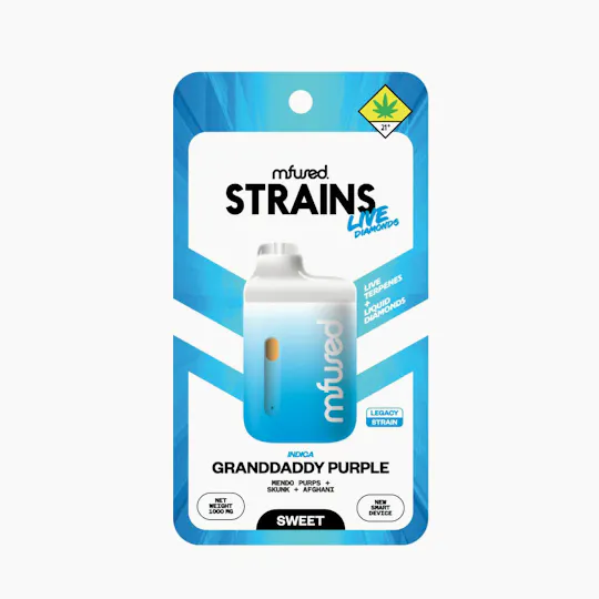 Super Fog by MFused - STRAINS Live Diamonds Jefé - Granddaddy Purple - 1