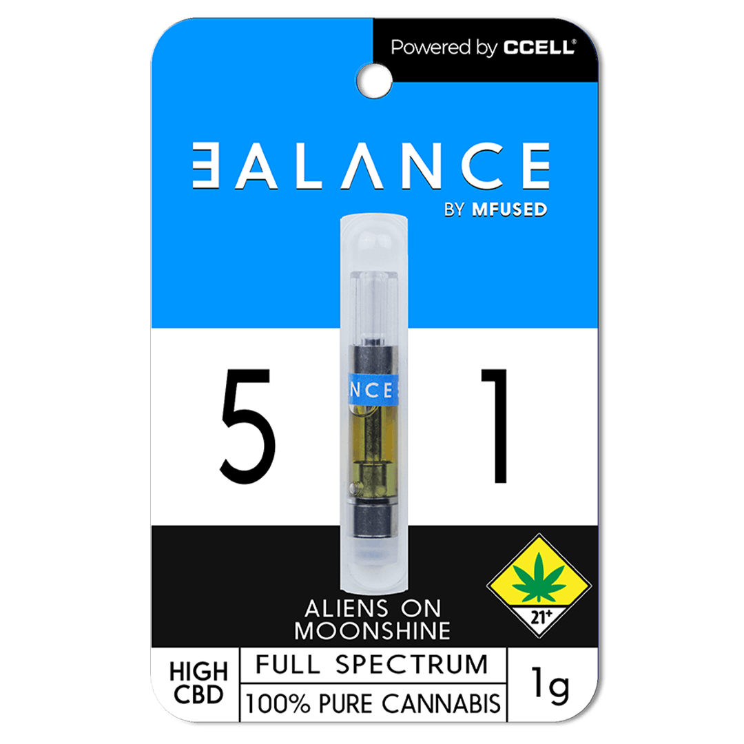 Super Fog by MFused - BALANCE - Aliens on Moonshine 5:1 CBD Cartridge - 1