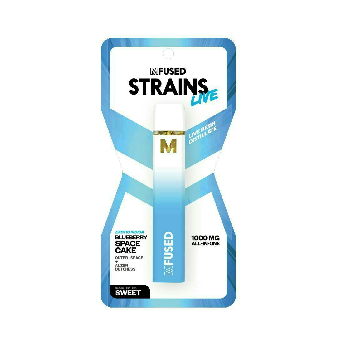 Super Fog by MFused - Blueberry Space Cake - STRAINS Live Resin Disposable - 1