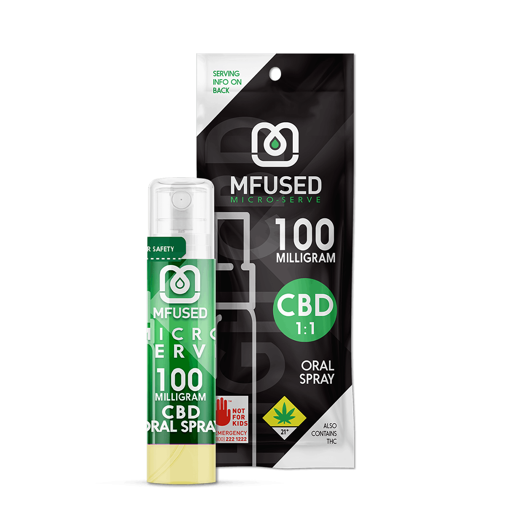 Super Fog by MFused - MFUSED Micro-Serving CBD Oral Spray: Lemonade 1:1 (CBD to THC) - 1