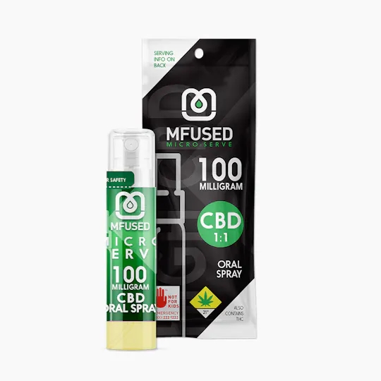 Super Fog by MFused - MFUSED Micro-Serving CBD Oral Spray: Lemonade 1:1 (CBD to THC) - 1