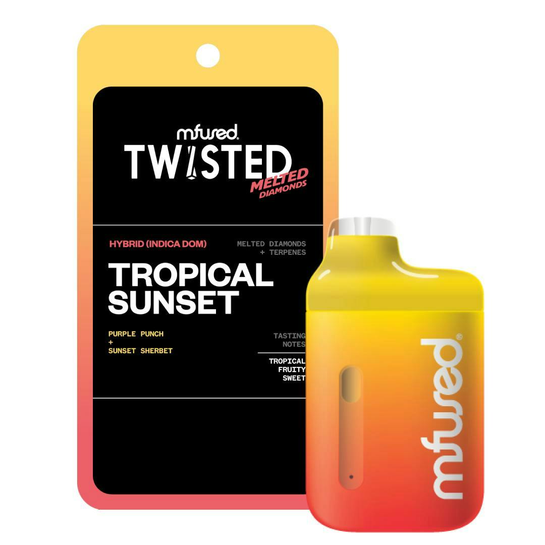 Super Fog by MFused - TWISTED Melted Diamonds Jefé - Tropical Sunset - 1