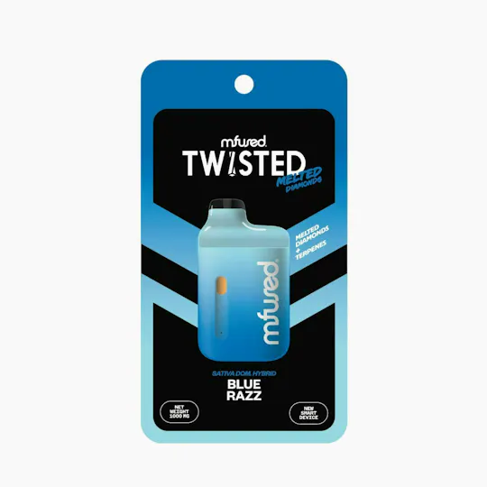 Super Fog by MFused - Blue Razz - TWISTED Melted Diamonds Jefe - 1