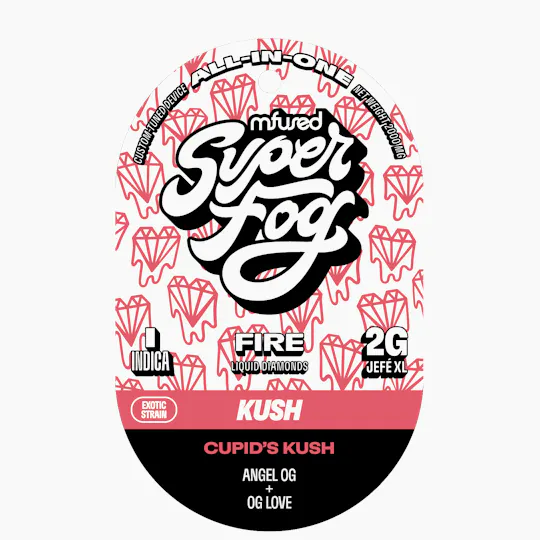 Super Fog by MFused - FIRE Liquid Diamonds 2g Jefé - Cupid's Kush - 1