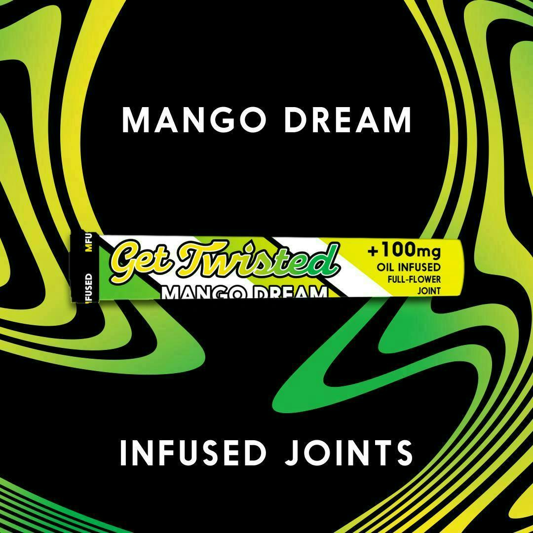 Super Fog by MFused - TWISTED Infused Pre-roll: Mango Dream - 1