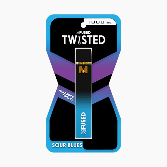 Super Fog by MFused - TWISTED Disposable Vape - Sour Blues - 1