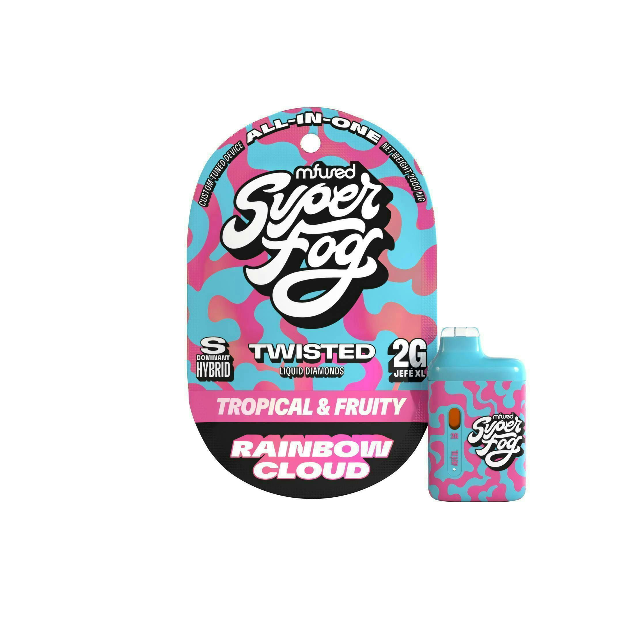 Super Fog by MFused - TWISTED Liquid Diamonds 2g Jefé - Rainbow Cloud - 1