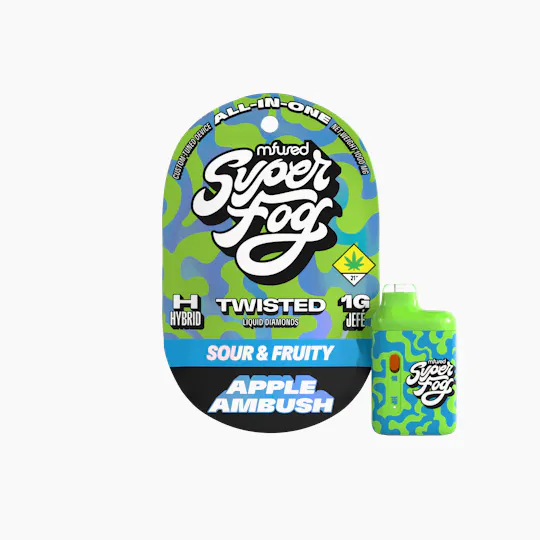 Super Fog by MFused - TWISTED Liquid Diamonds 1g Jefé - Apple Ambush - 1