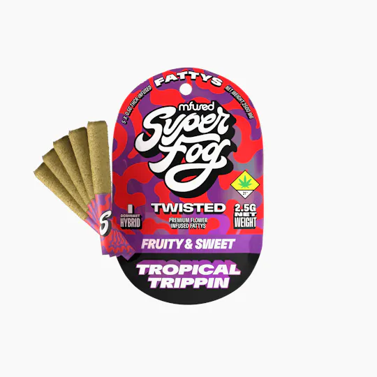 Super Fog by MFused - TWISTED Infused Fattys 5pk - Tropical Trippin - 1
