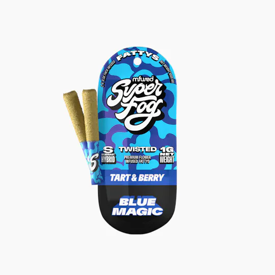 Super Fog by MFused - TWISTED Infused Fattys 2pk - Blue Magic - 1