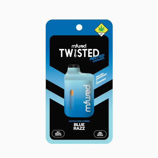 Super Fog by MFused - TWISTED Melted Diamonds Jefé - Blue Razz - 1