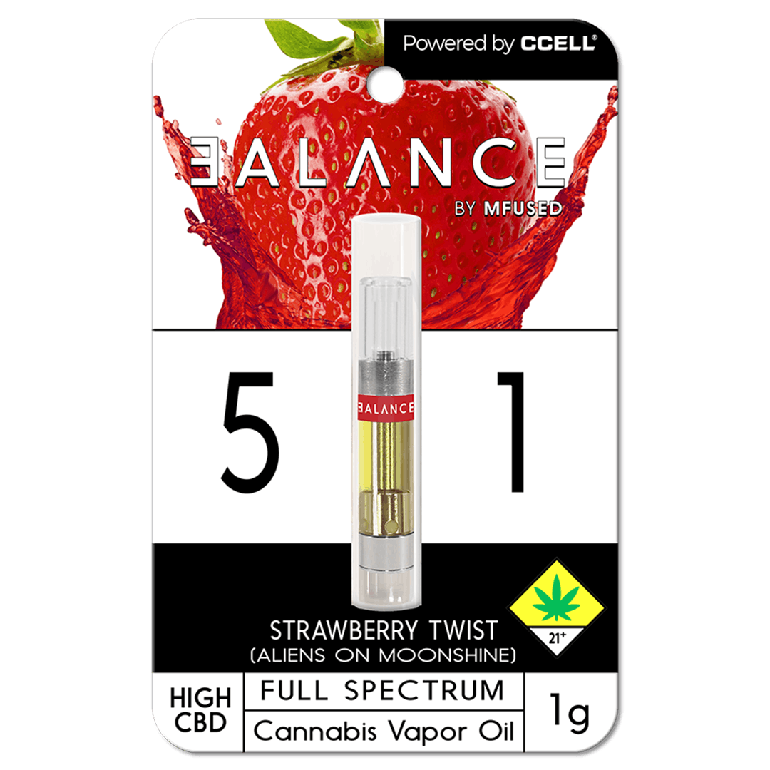 Super Fog by MFused - BALANCE - Strawberry Twist 5:1 CBD Cartridge - 1
