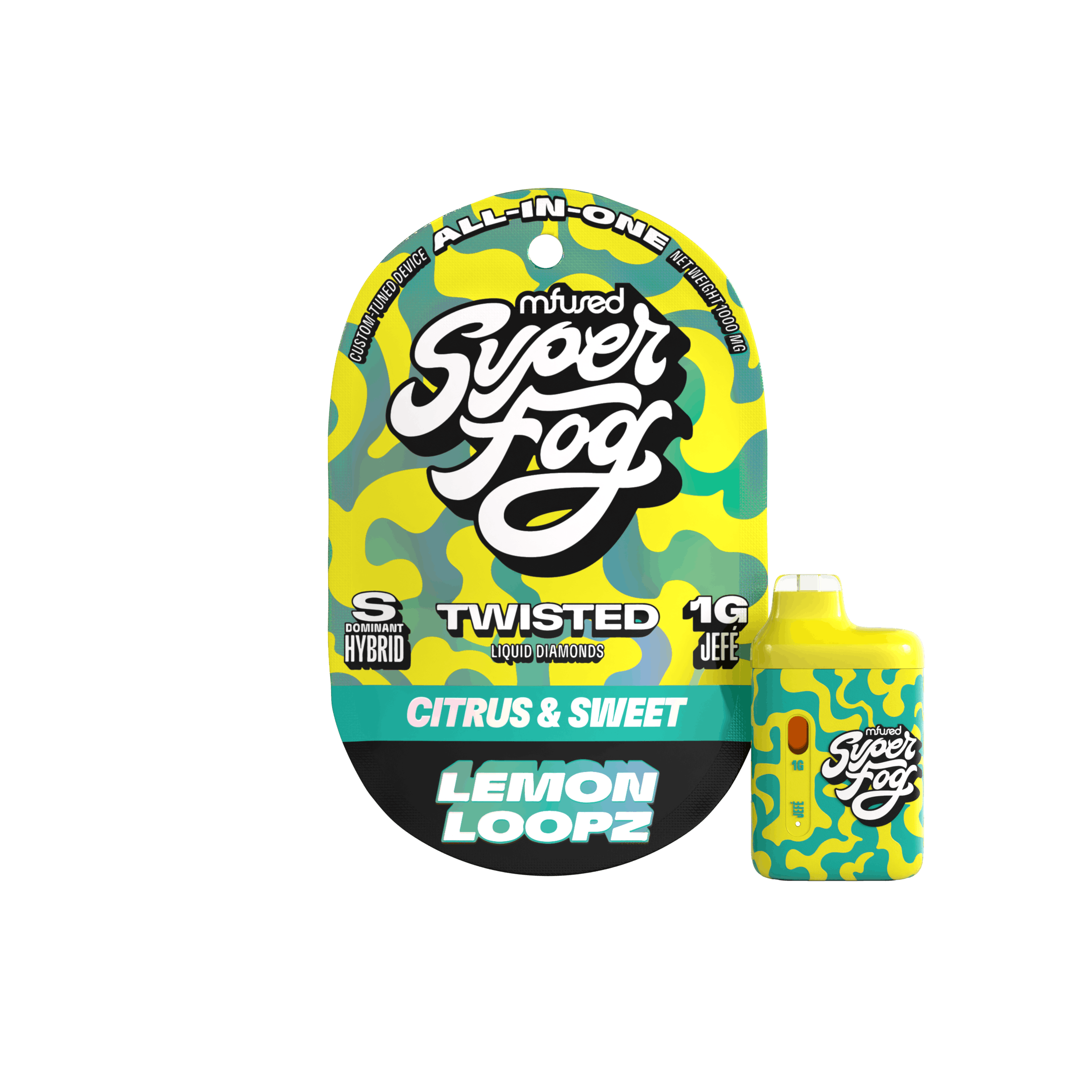 Super Fog by MFused - TWISTED Liquid Diamonds 1g Jefé - Lemon Loopz - 1