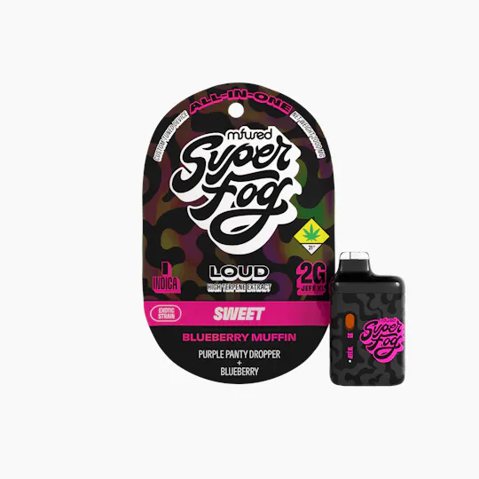Super Fog by MFused - LOUD High Terpene Extract 2g Jefé - Blueberry Muffin - 1