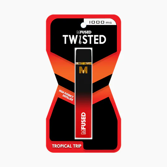 Super Fog by MFused - TWISTED Disposable Vape - Tropical Trip - 1