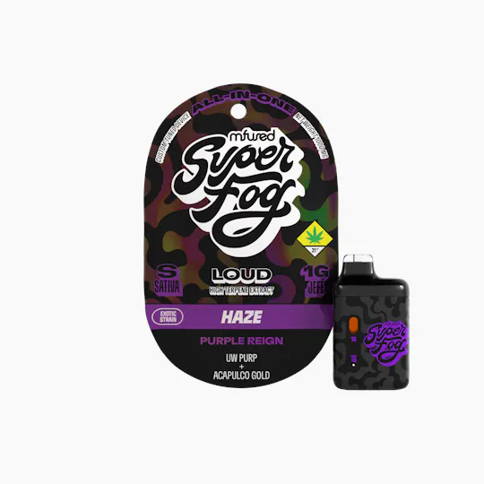 Super Fog by MFused - LOUD High Terpene Extract 1g Jefé - Purple Reign - 1