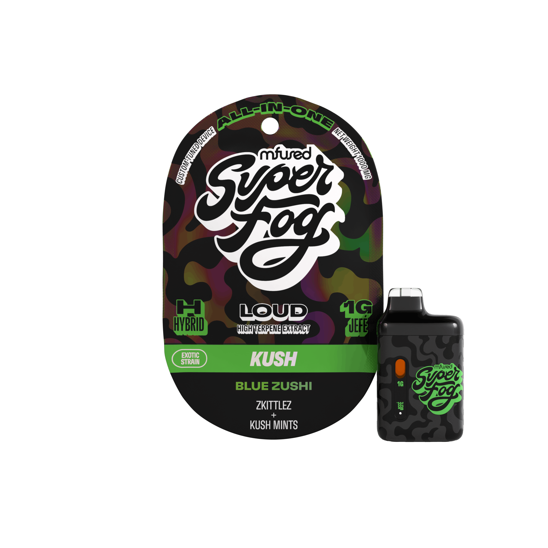 Super Fog by MFused - LOUD High Terpene Extract 1g Jefé - Blue Zushi - 1