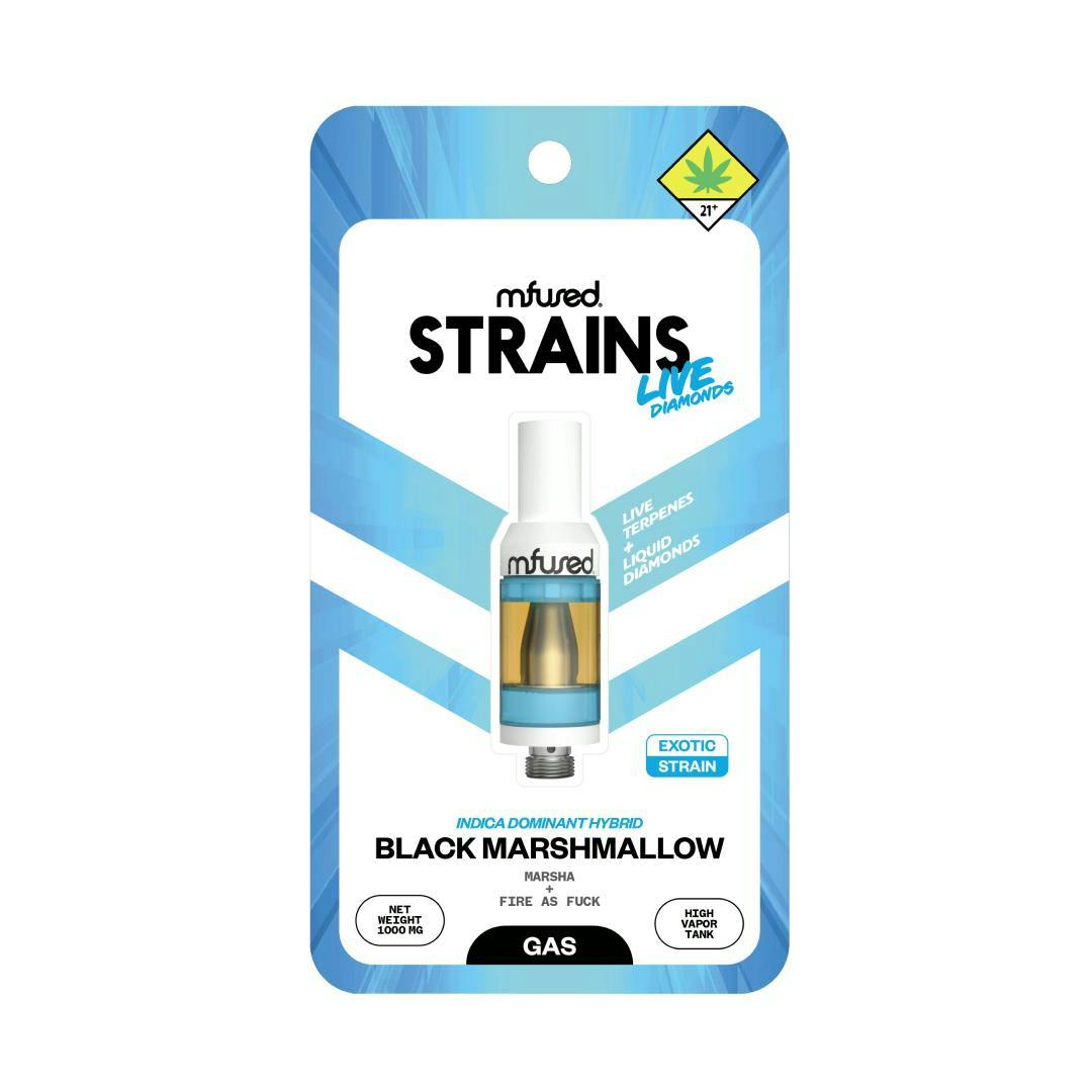 Super Fog by MFused - STRAINS Live Diamonds Tank - Black Marshmallow - 1